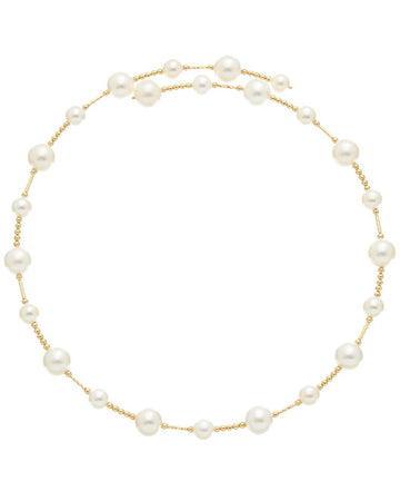 Grand Staggered Pearl & Bead Choker