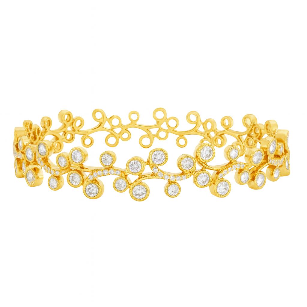 Diamond Vine Bangle