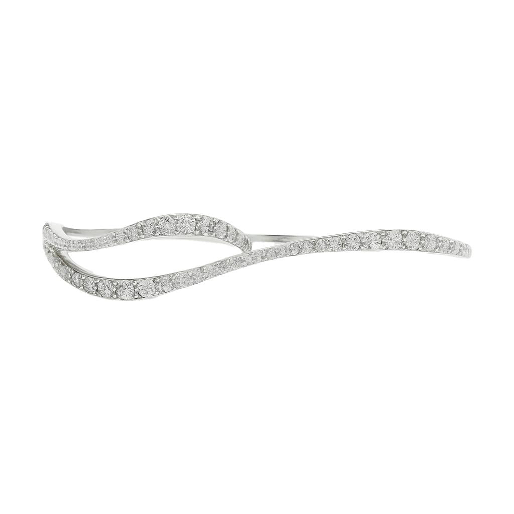 Diamond Double Finger Ring