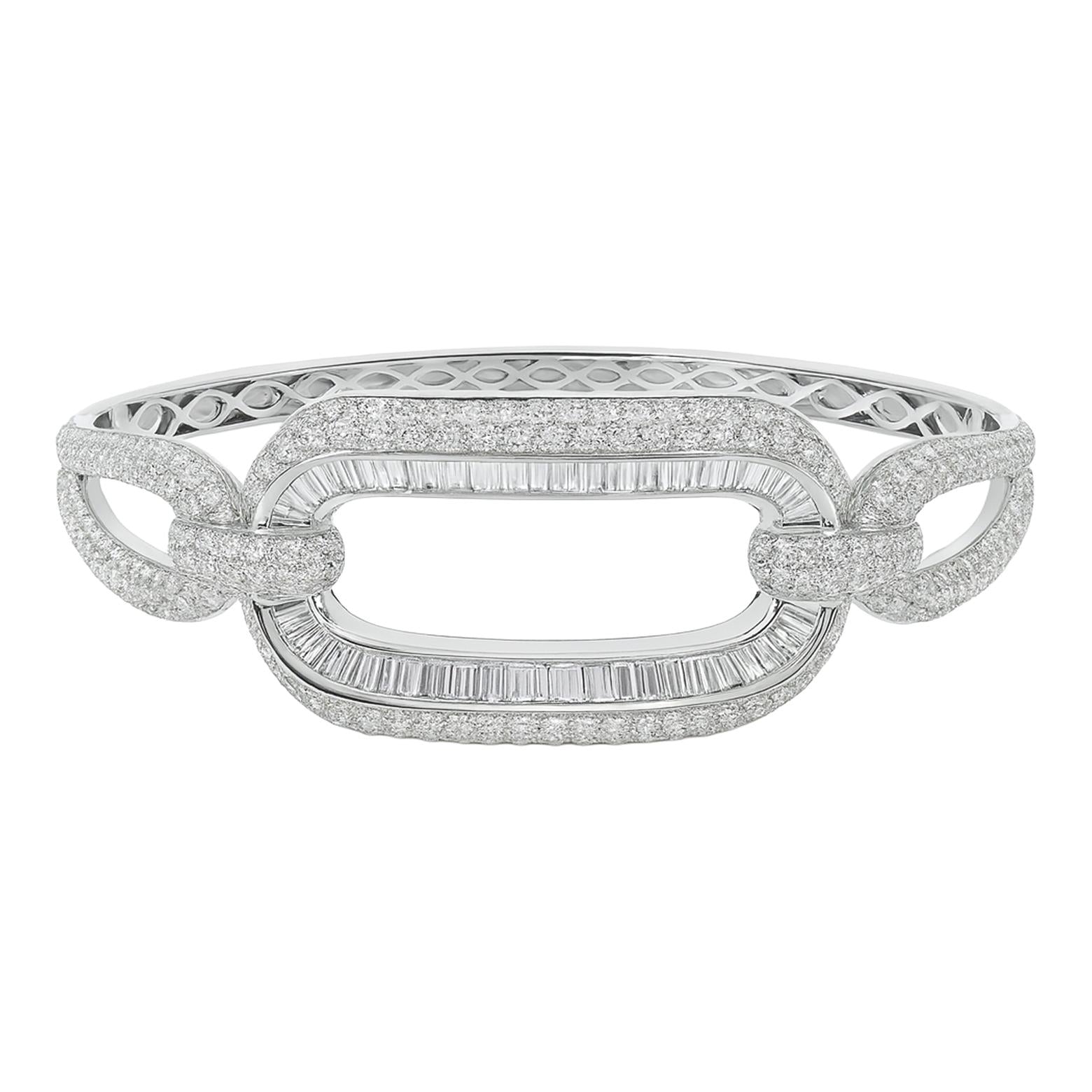 Diamond Link Statement Cuff