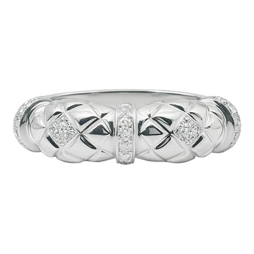 Diamond Quilted Dome Ring