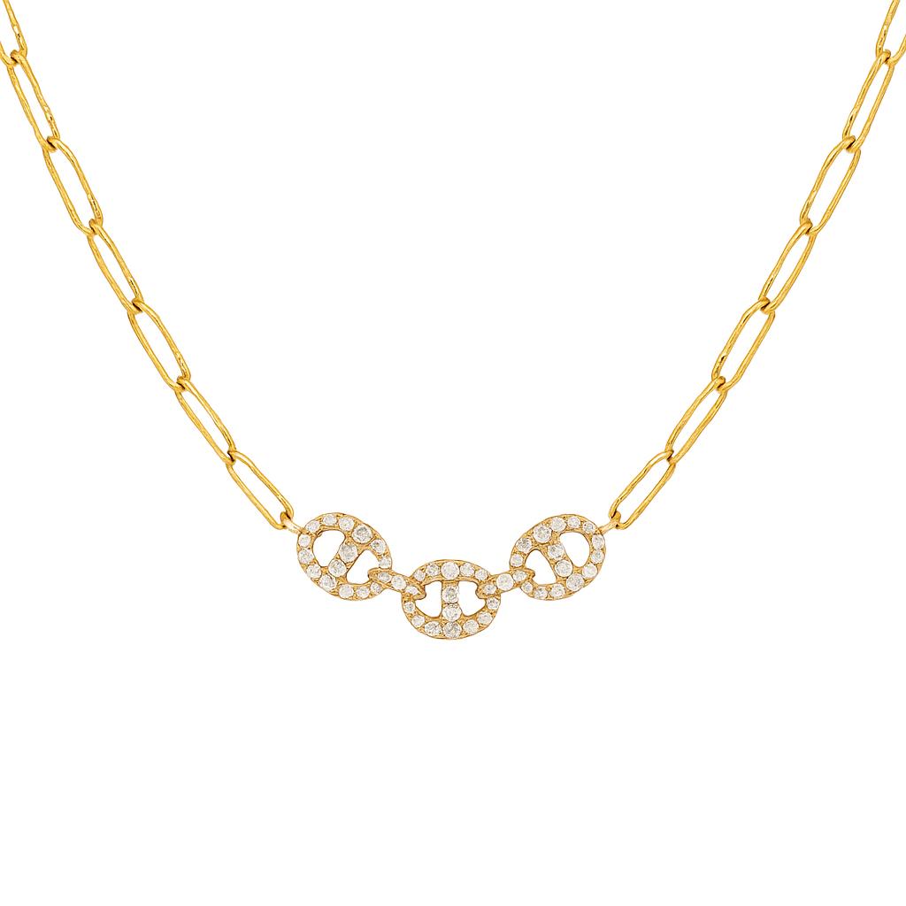 Diamond Link Chain Necklace
