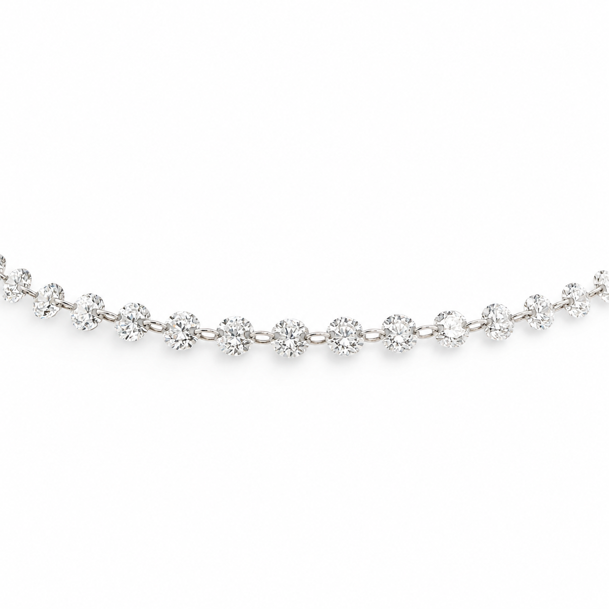 White Gold Diamond Riviera Bracelet