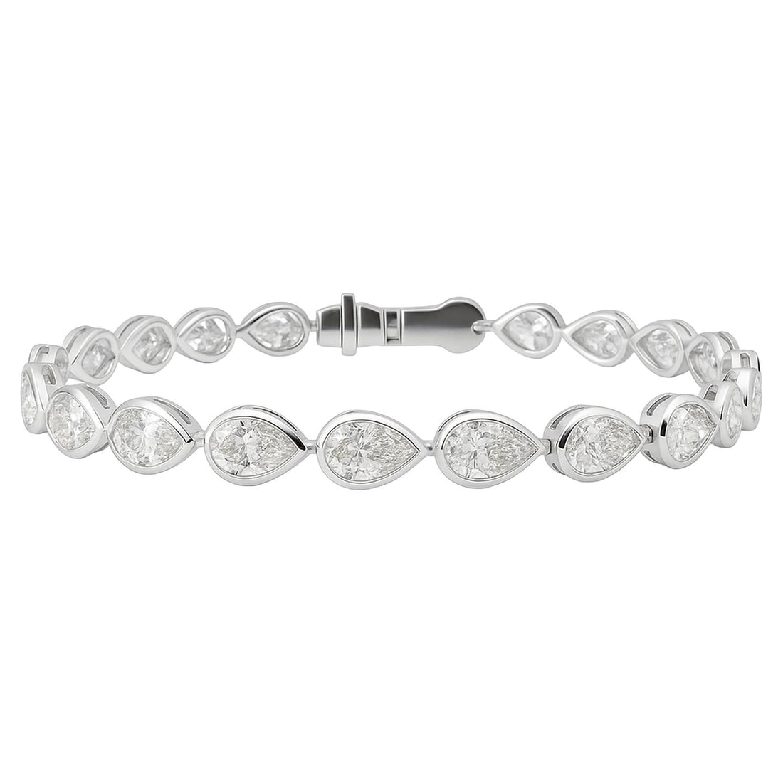 Pear Diamond Teardrop Bracelet