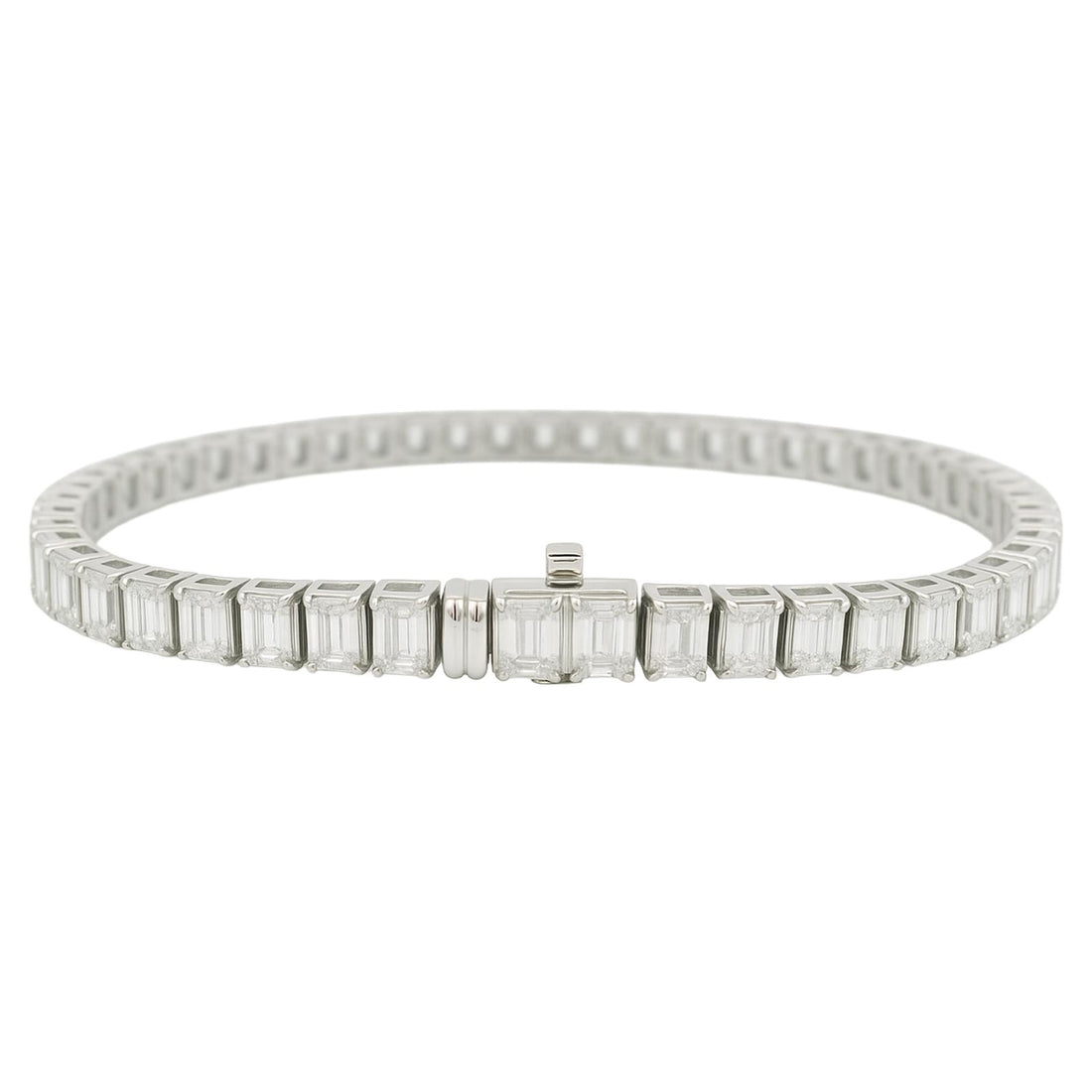 Emerald-Cut Tennis Bracelet