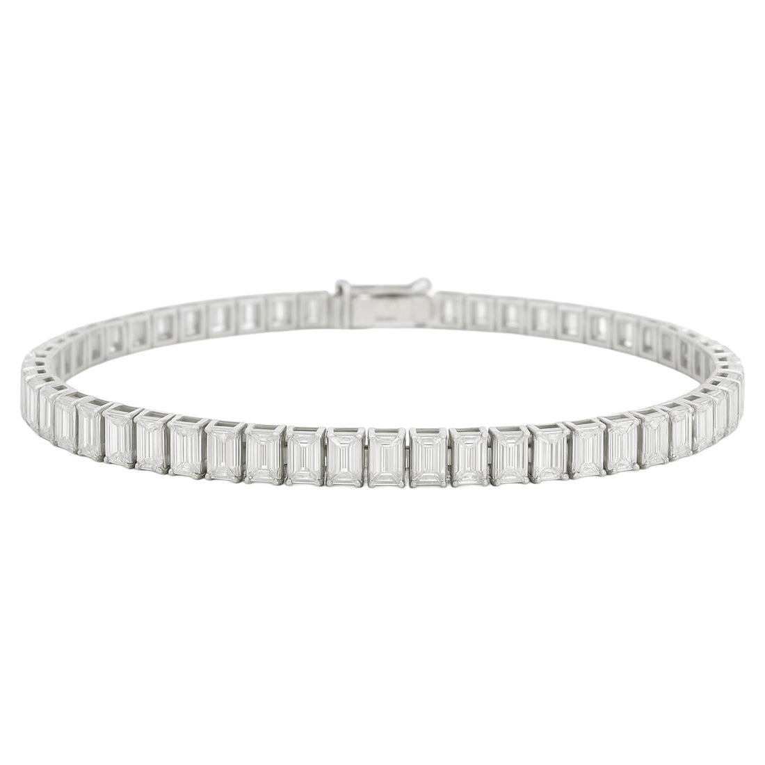 Emerald-Cut Tennis Bracelet
