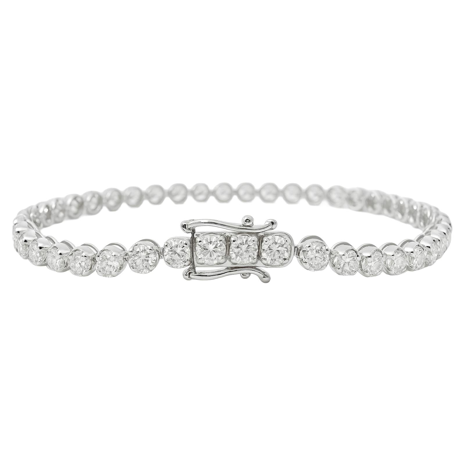 Round Diamond Classic Tennis Bracelet