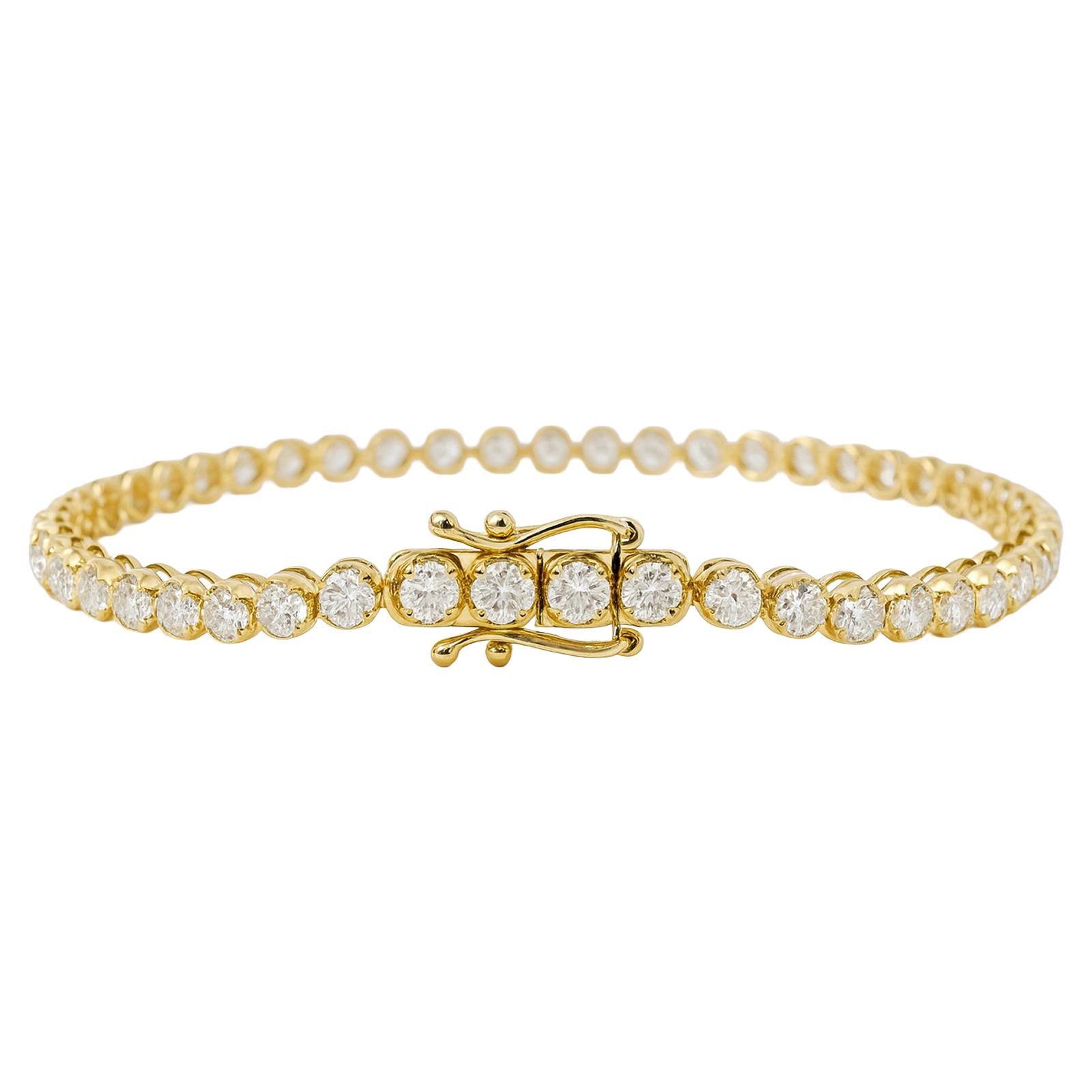 Round Diamond Classic Tennis Bracelet