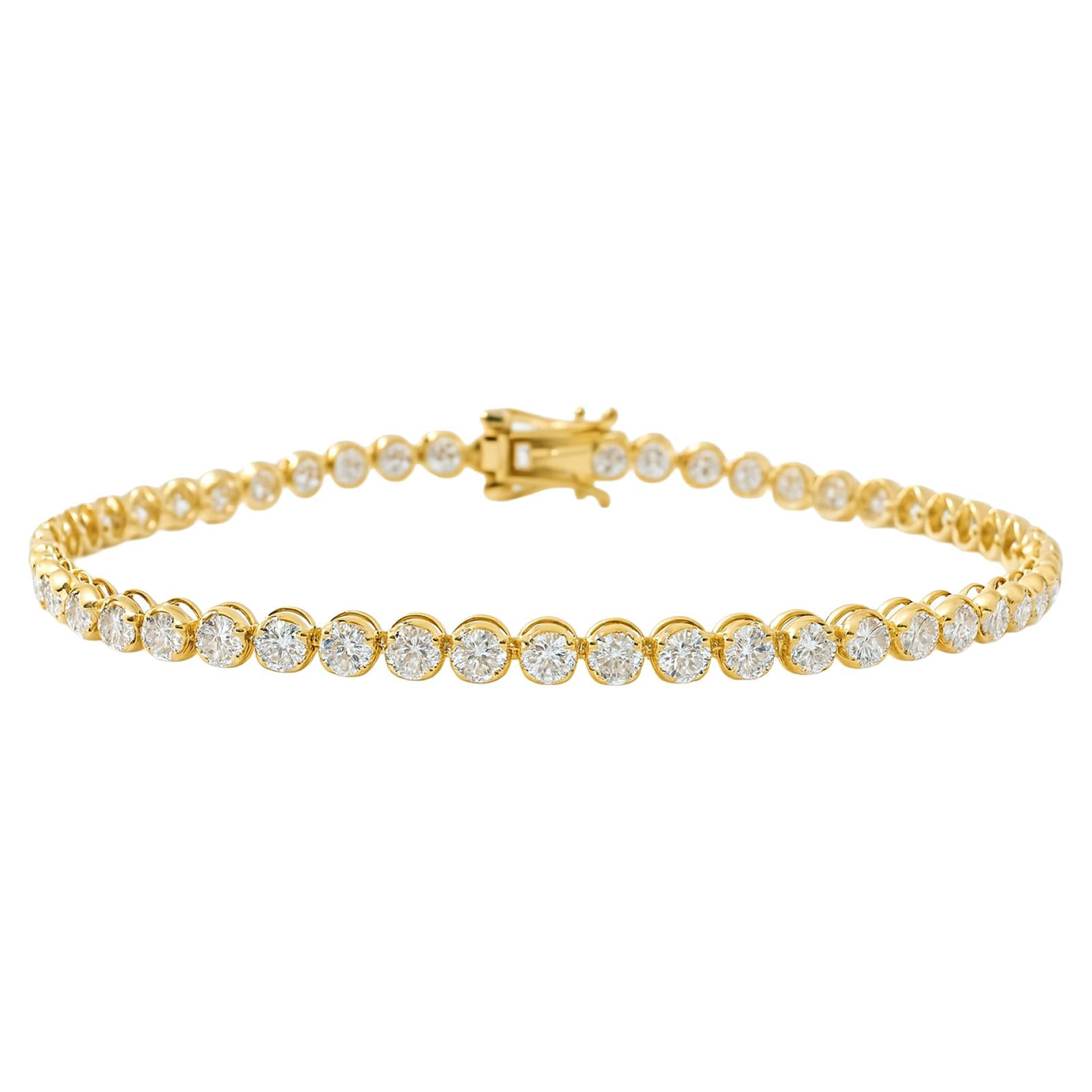 Round Diamond Classic Tennis Bracelet