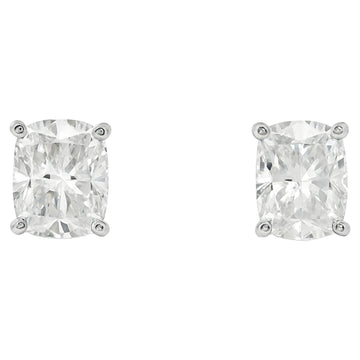 Cushion Diamond Stud Earrings