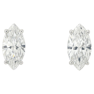 Marquise Diamond Stud Earrings