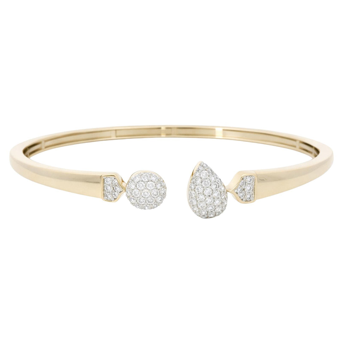 Beaded Diamond Open Cuff