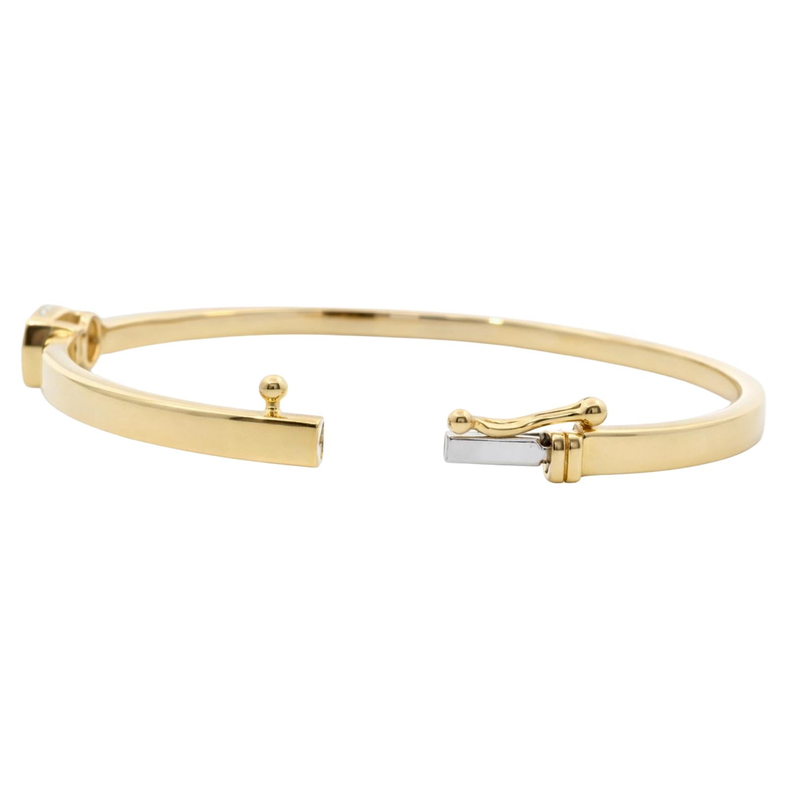 Cushion Diamond Bangle