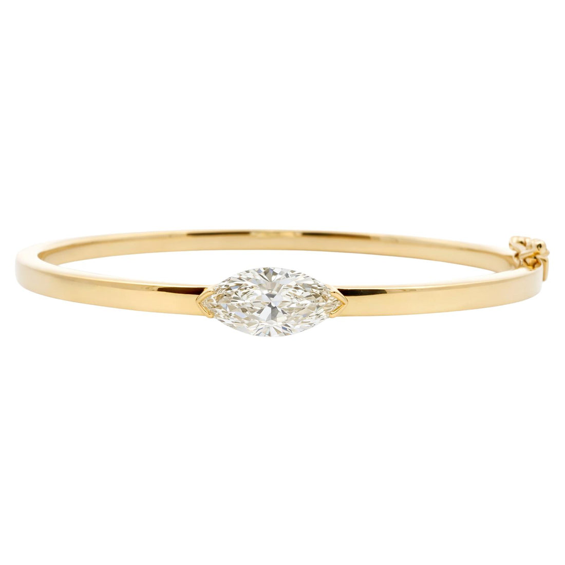 Marquise Diamond Bangle Bracelet