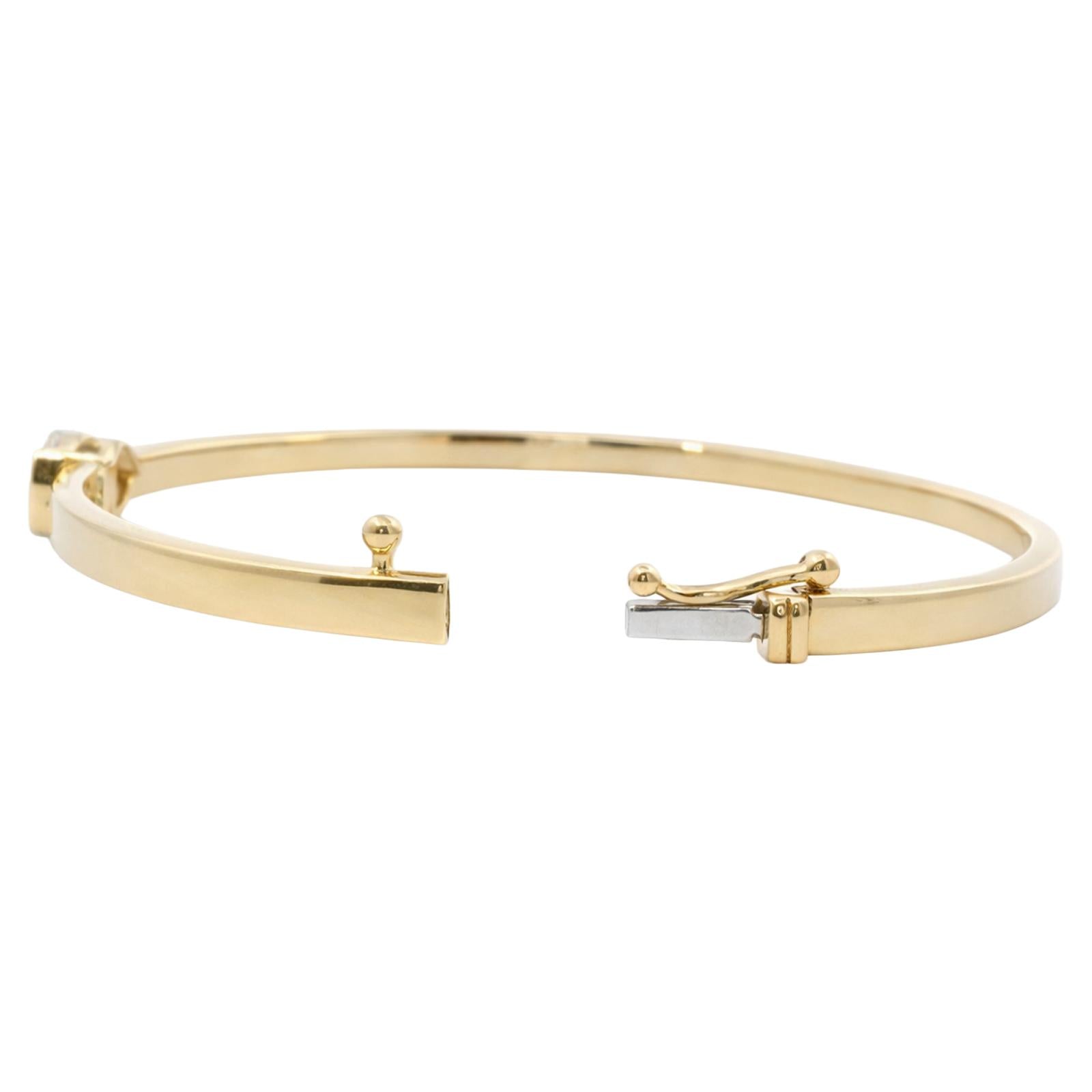 Marquise Diamond Bangle Bracelet