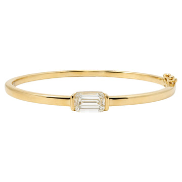 Emerald Diamond Bangle