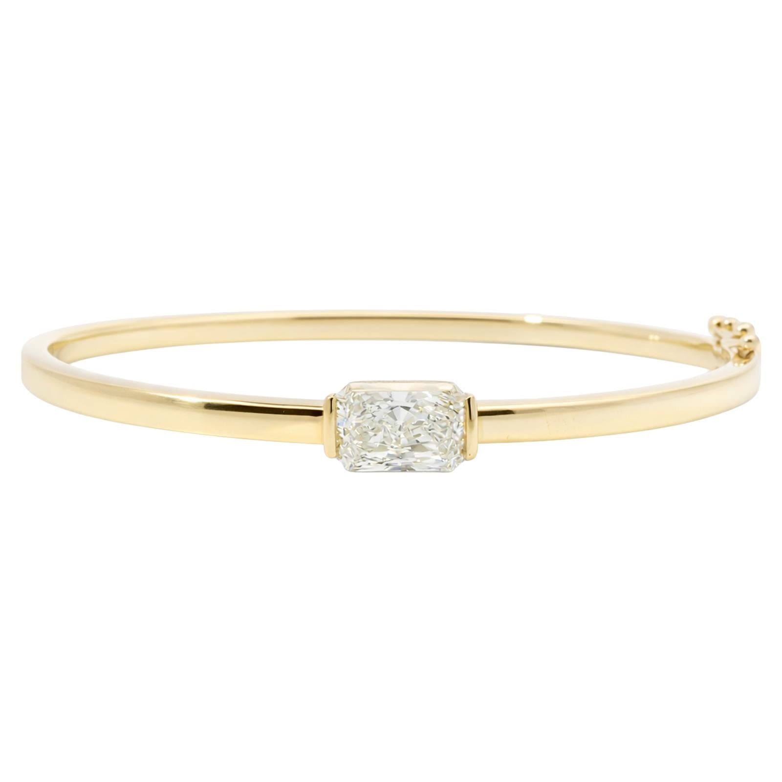 Radiant Diamond Bangle