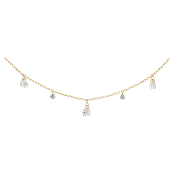 Celestia Floating Pear Necklace
