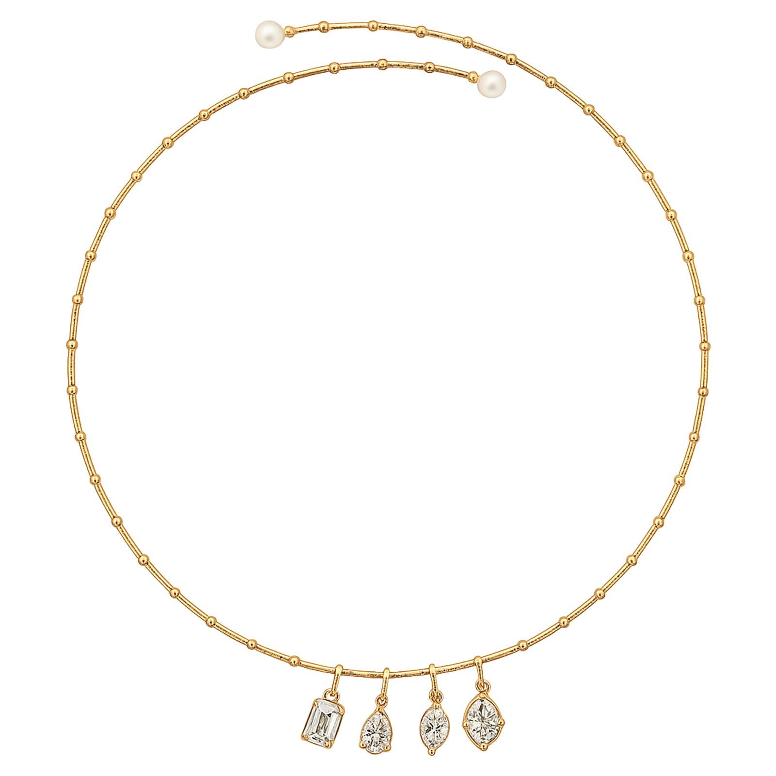 Lab Diamond Oval Bezel Pendant