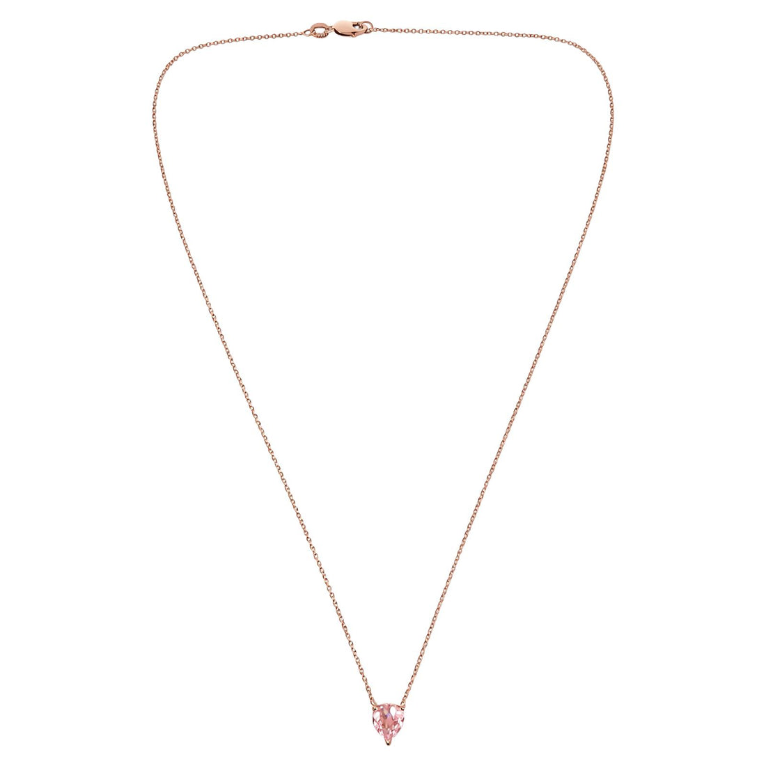 Heart Pink Diamond Necklace