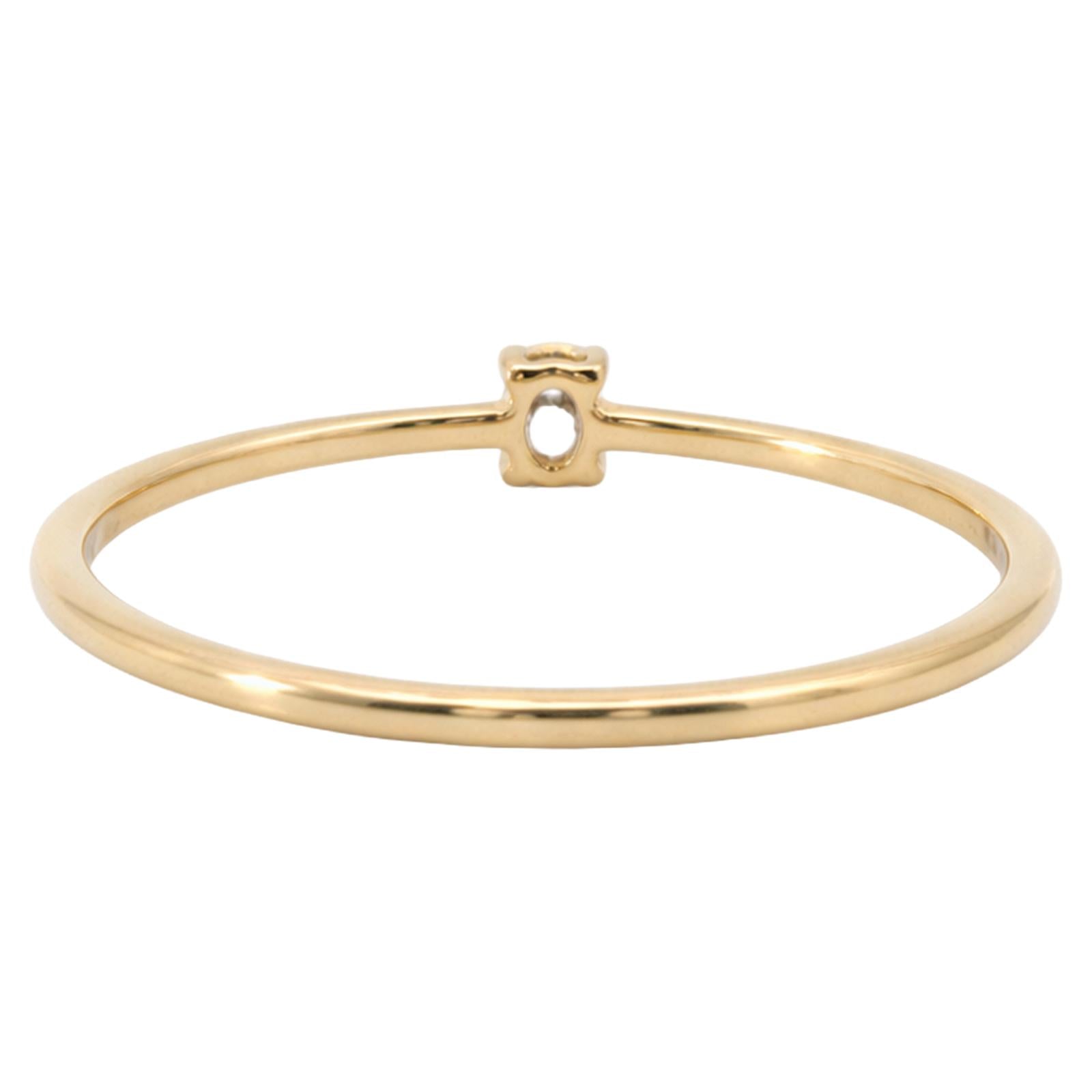 Dainty Oval Diamond Ring