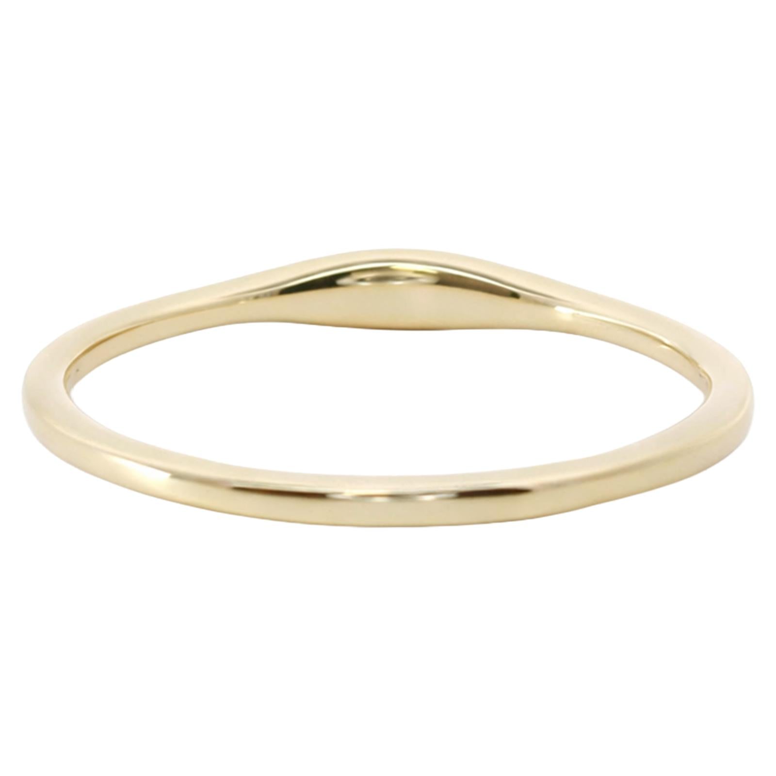 Curved Pavé Diamond Band