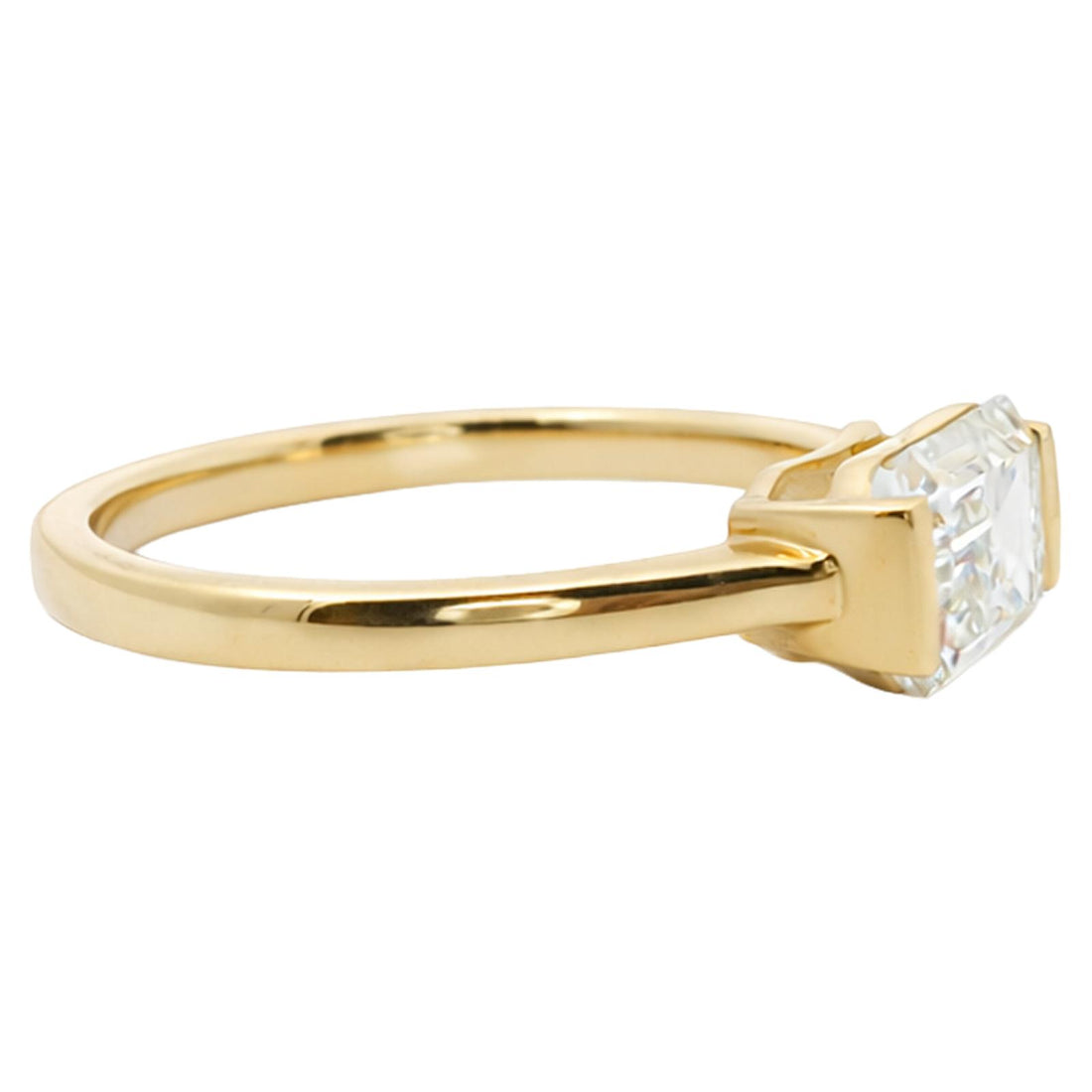 Emerald-Cut Solitaire Ring