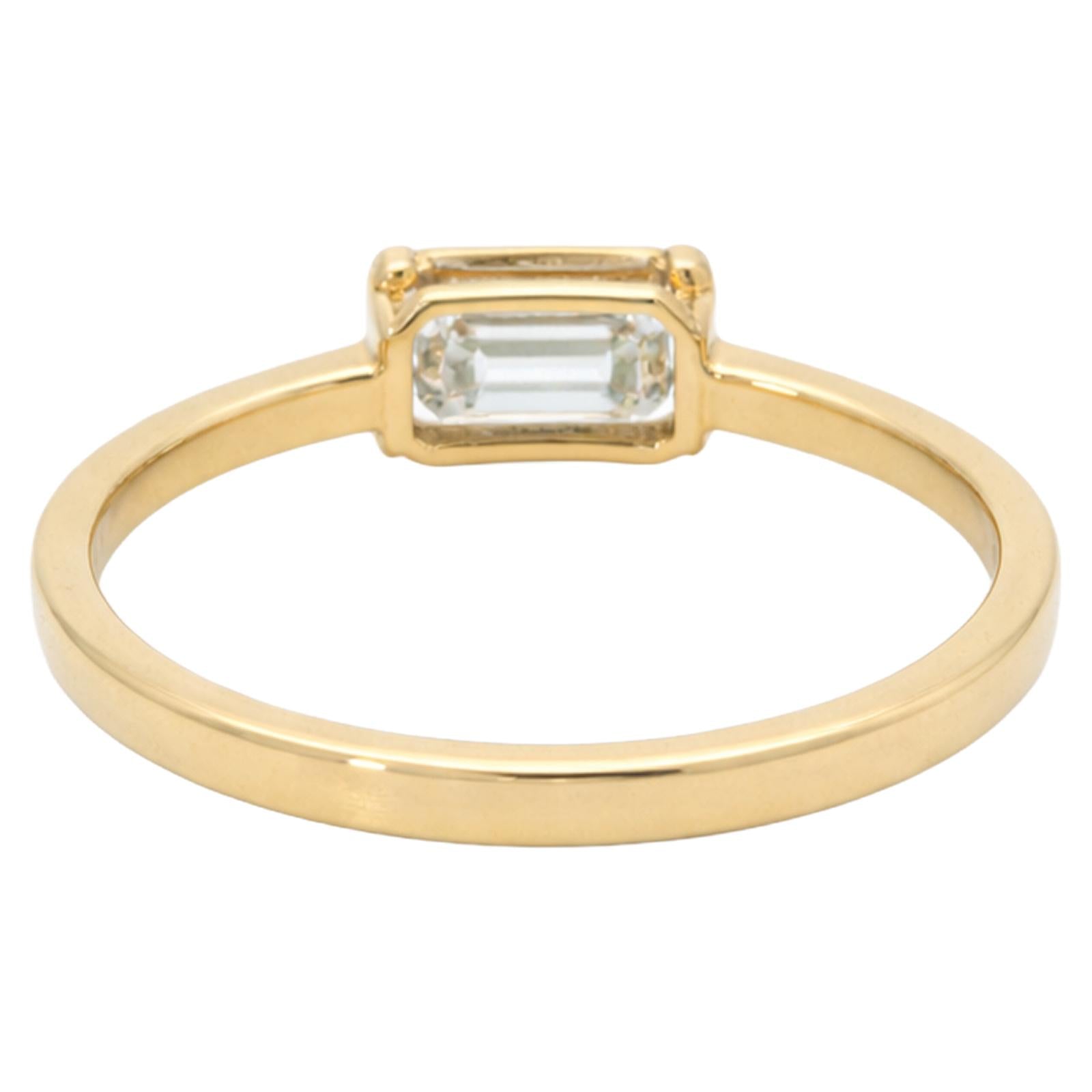 Emerald-Cut Solitaire Ring