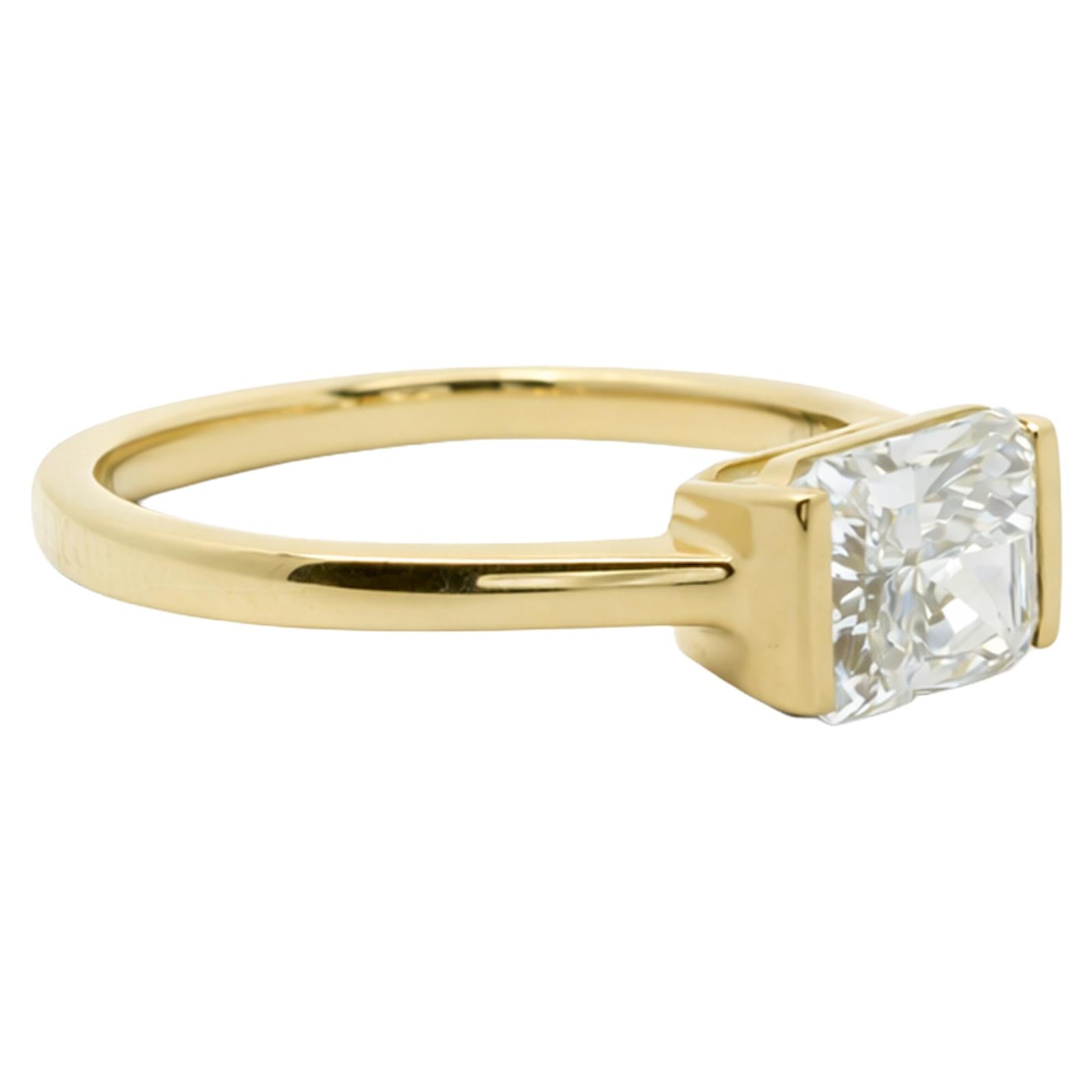 Radiant Cut Solitaire Ring
