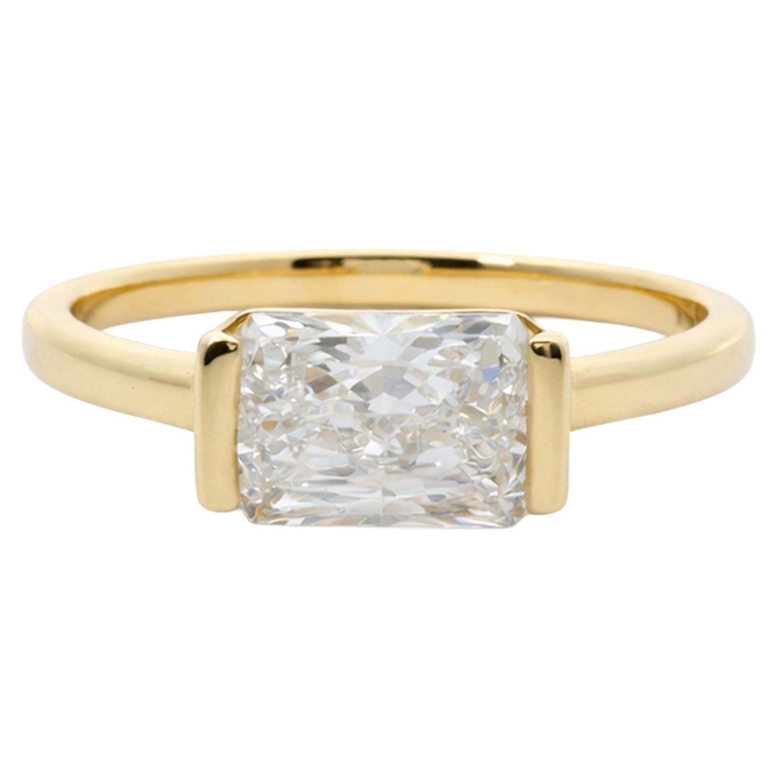 Radiant Cut Solitaire Ring