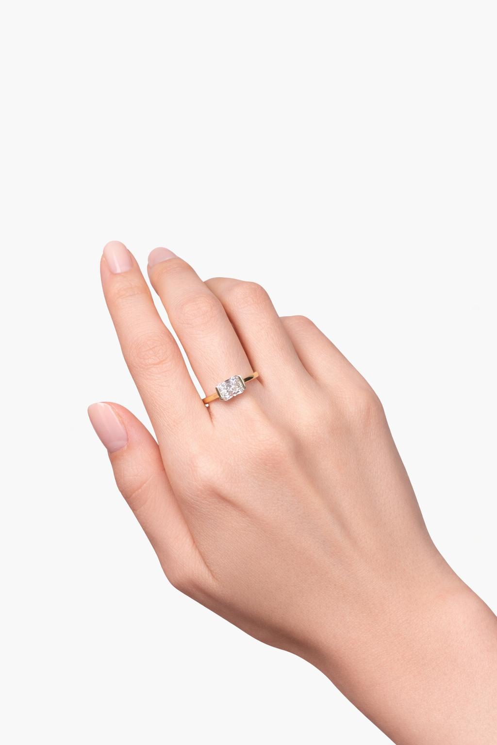 Radiant Cut Solitaire Ring