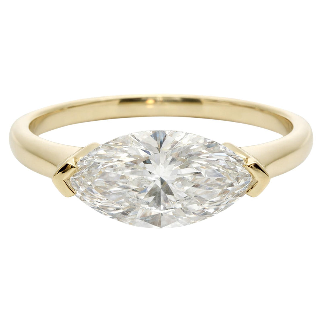 Marquise Diamond Solitaire Ring