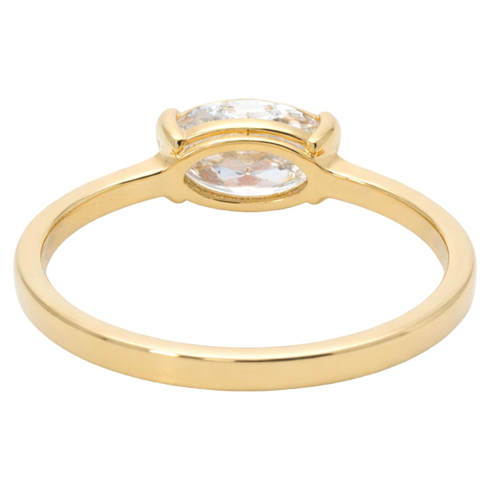 Marquise Diamond Solitaire Ring