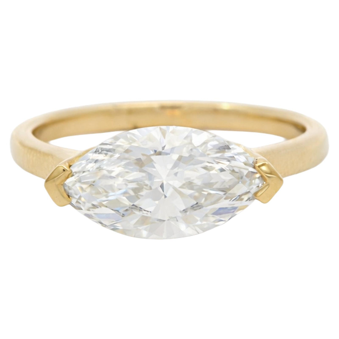 Marquise Diamond Solitaire Ring