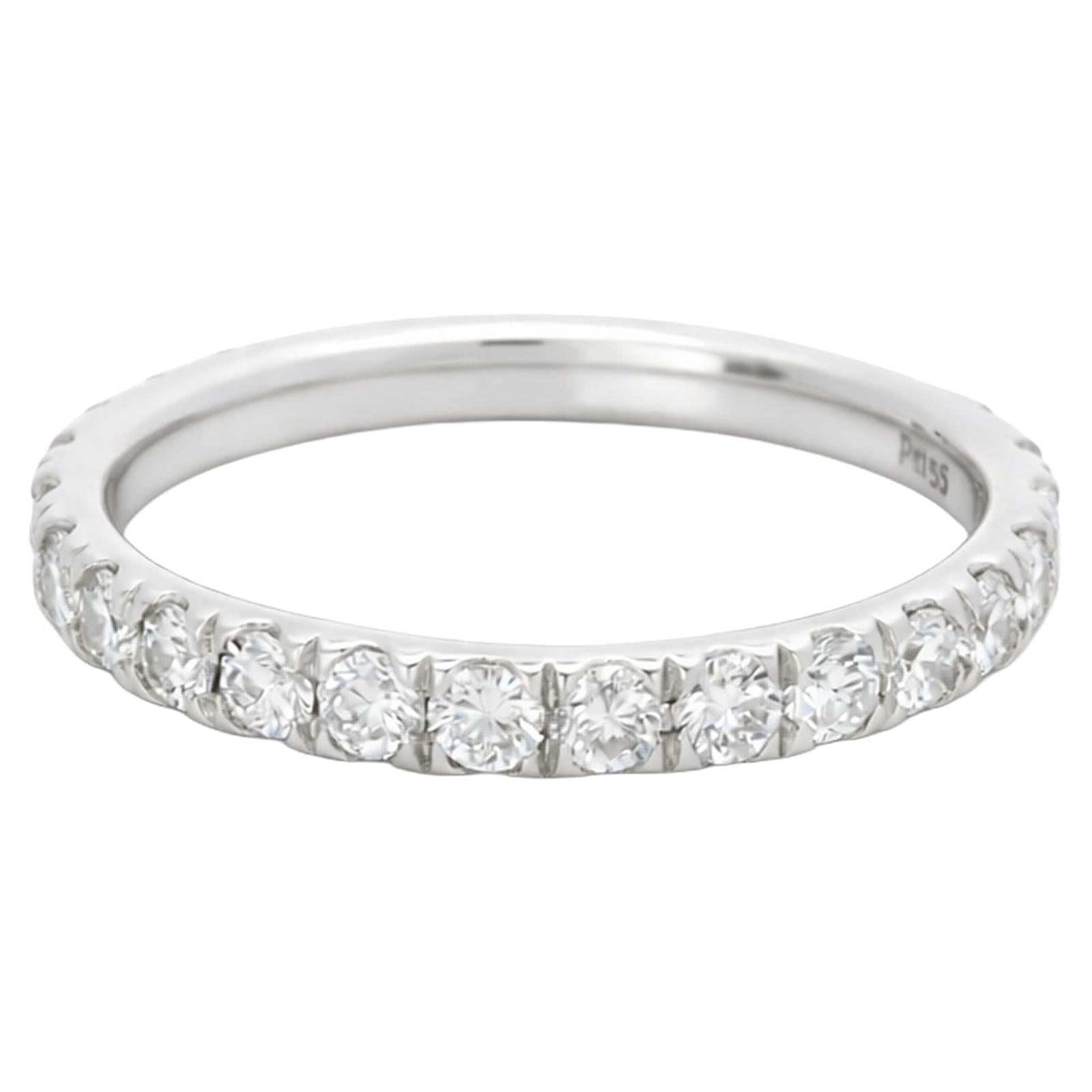 Round Lab Diamond Eternity Band