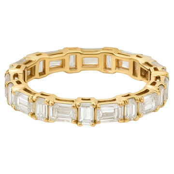 Emerald Cut Diamond Eternity Band