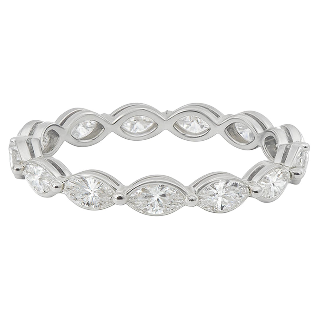 Marquise Diamond Eternity Band