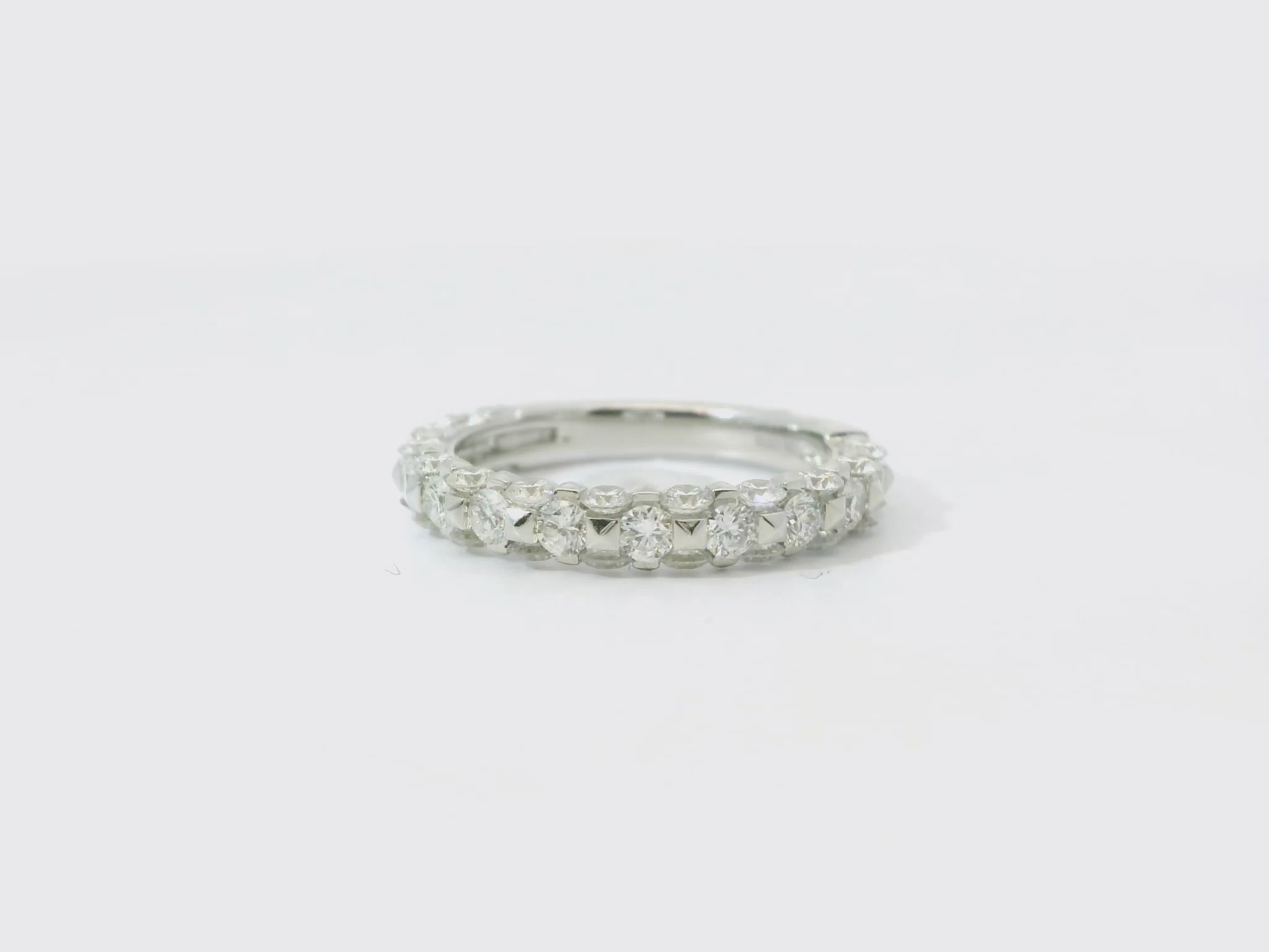 Round Diamond Eternity Band