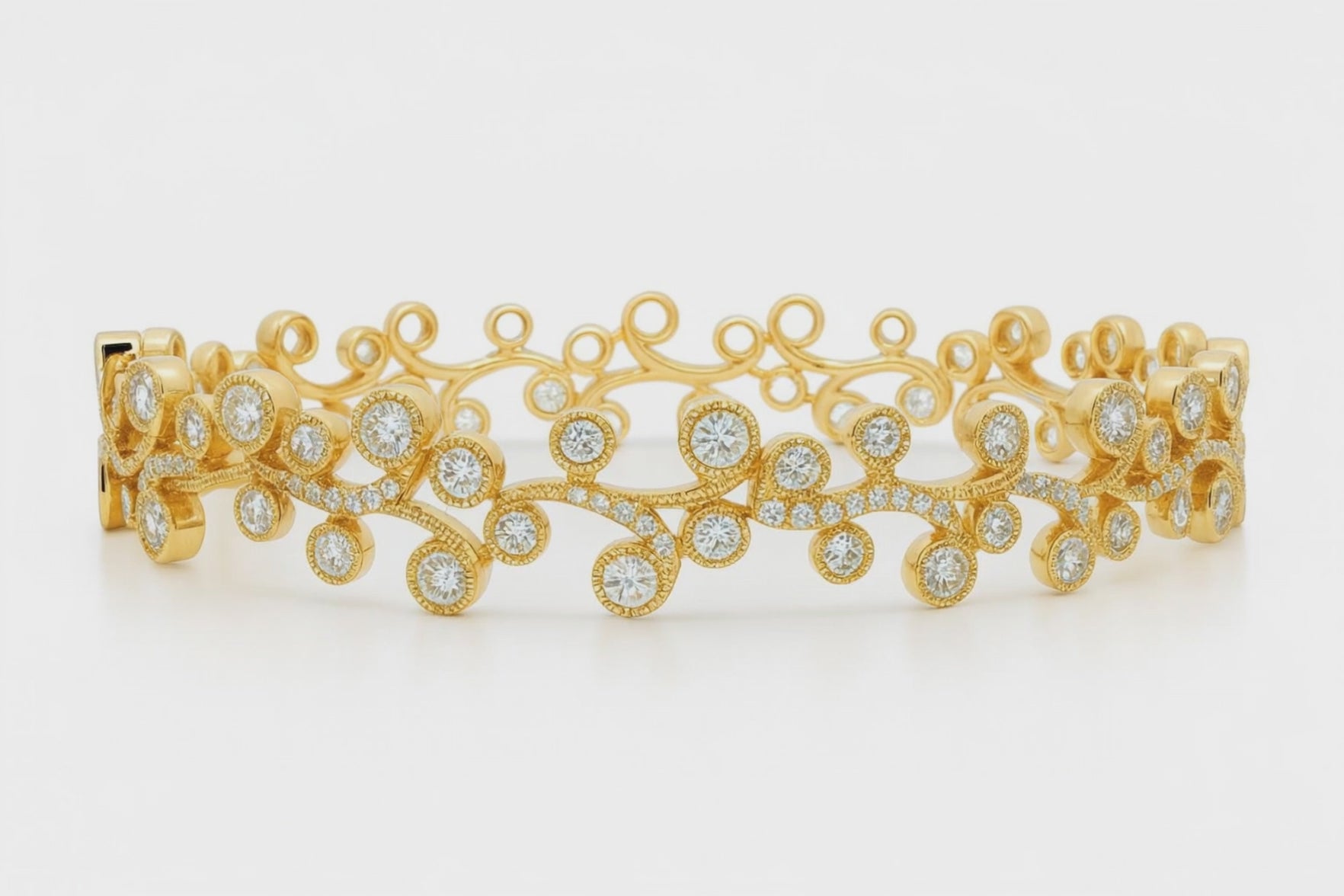 Diamond Vine Bangle