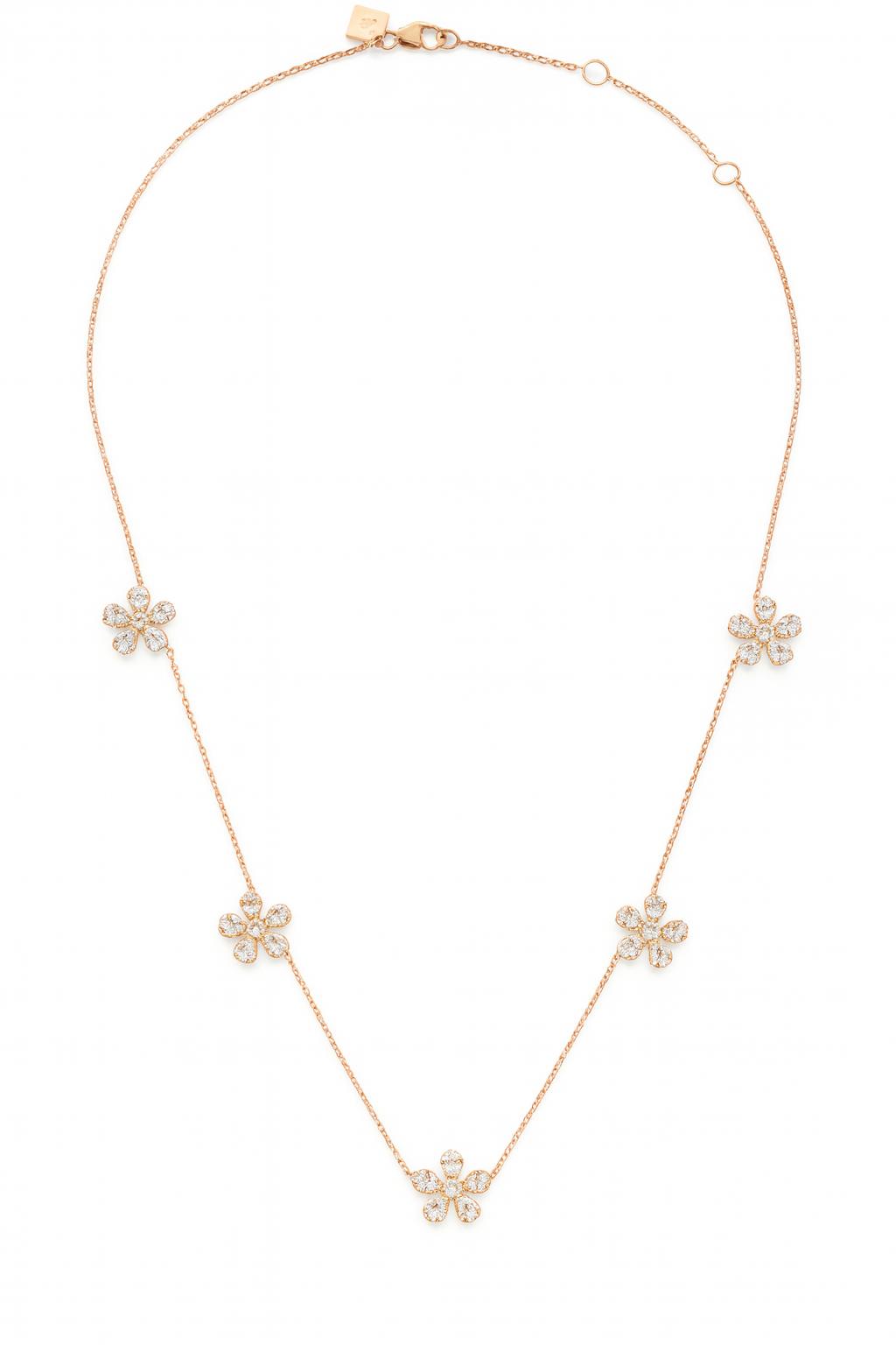 Classic Five Flower Necklace