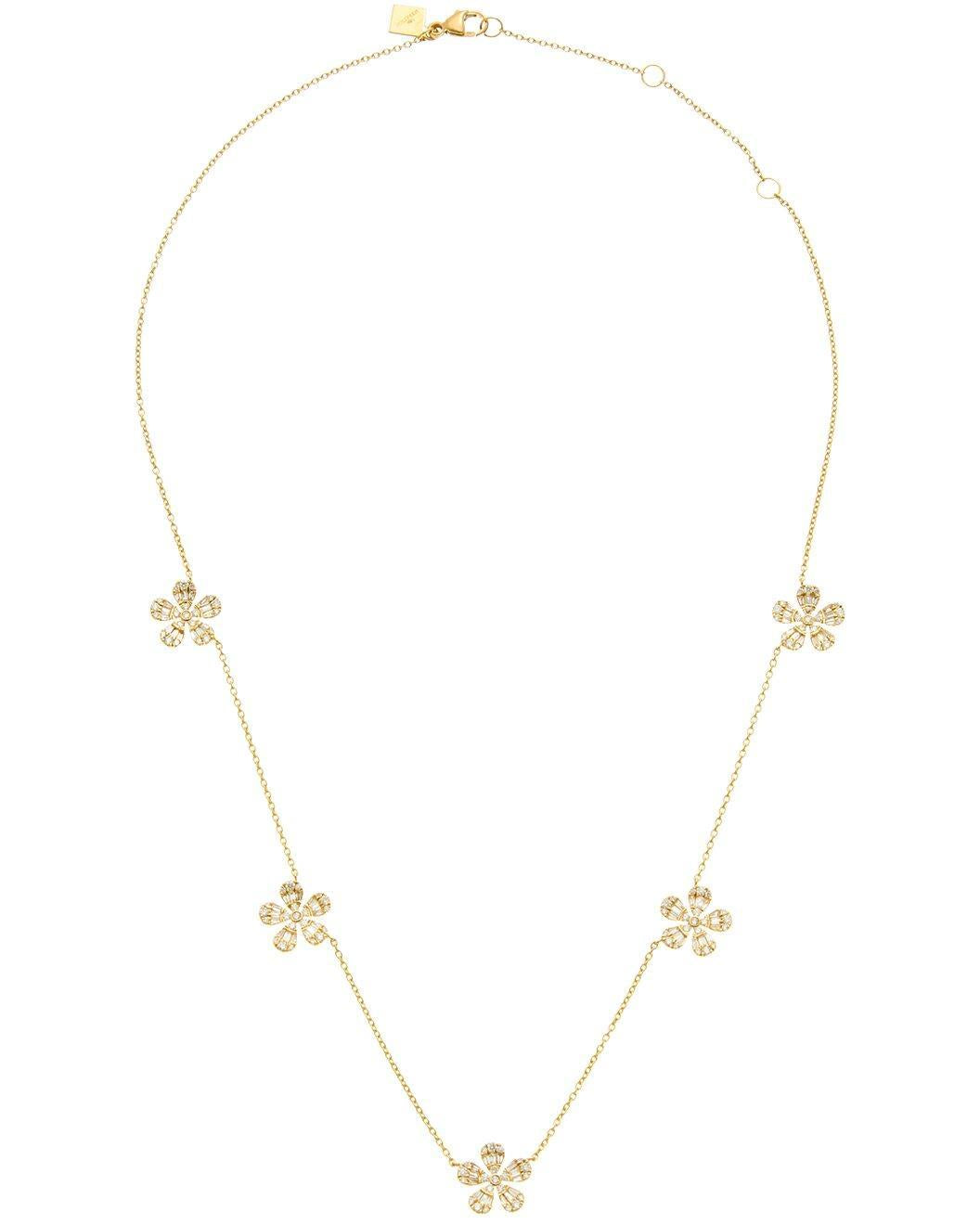 Classic Five Flower Necklace